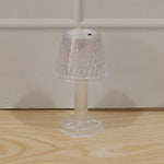 Decorative crystal lamp perfect for adding sparkling light to any corner.