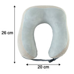 Supportive U shape pillow for long journeys and office naps