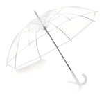 Bubble style transparent dome canopy design providing full rain coverage