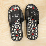 Reflexology foot massager sandals for relaxation and comfort