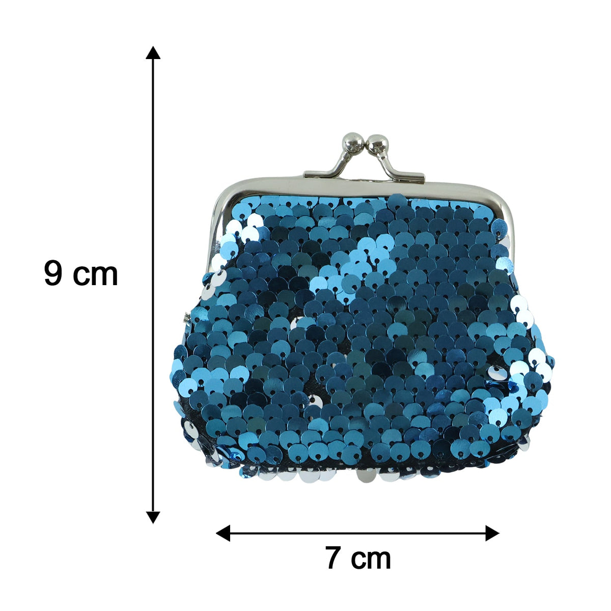 Cute Mini Coin Pouch with Key Ring for Travel Bags and Backpacks (1 Pc)