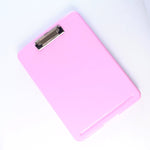 Back view of lightweight A4 clipboard designed for portability and durability