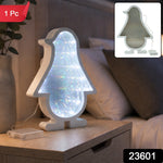LED Penguin Infinity Mirror Light for Room Decor and Shelf