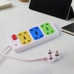 Mini socket board with master power switch and safety features