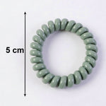 Soft Stretchable Telephone Wire Hair Bands – No Crease & Waterproof
