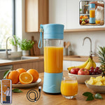 Portable USB rechargeable electric juicer blender bottle for fresh juices and smoothies