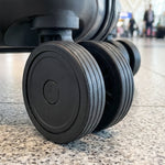 8 piece wheel protectors for suitcase casters and trolleys