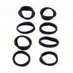 Protective wheel covers for suitcases and spinner luggage
