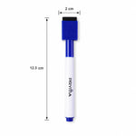 Vivid blue ink marker pen for dry erase surfaces