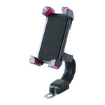 Bicycle phone holder on white background