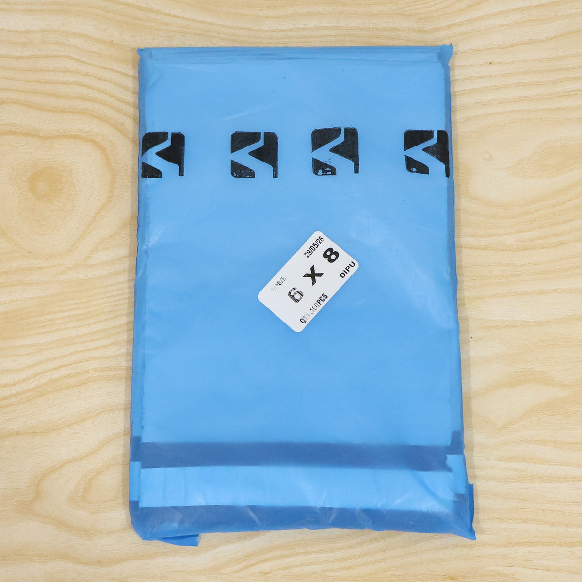 Live photo of 6x8 inch courier polybags