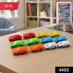 Bright, durable toy cars in a set of 12 for young children