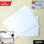 Sheets of A4 copier printing paper for office use