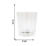 LED illuminated shot glasses suitable for bar and club use